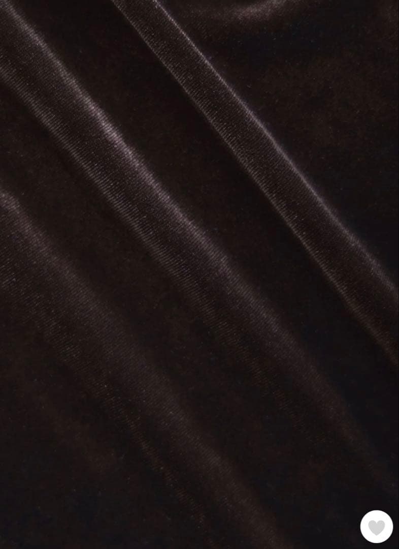 オーバーイー　ベロアキャミティアードワンピース　ブラウン96