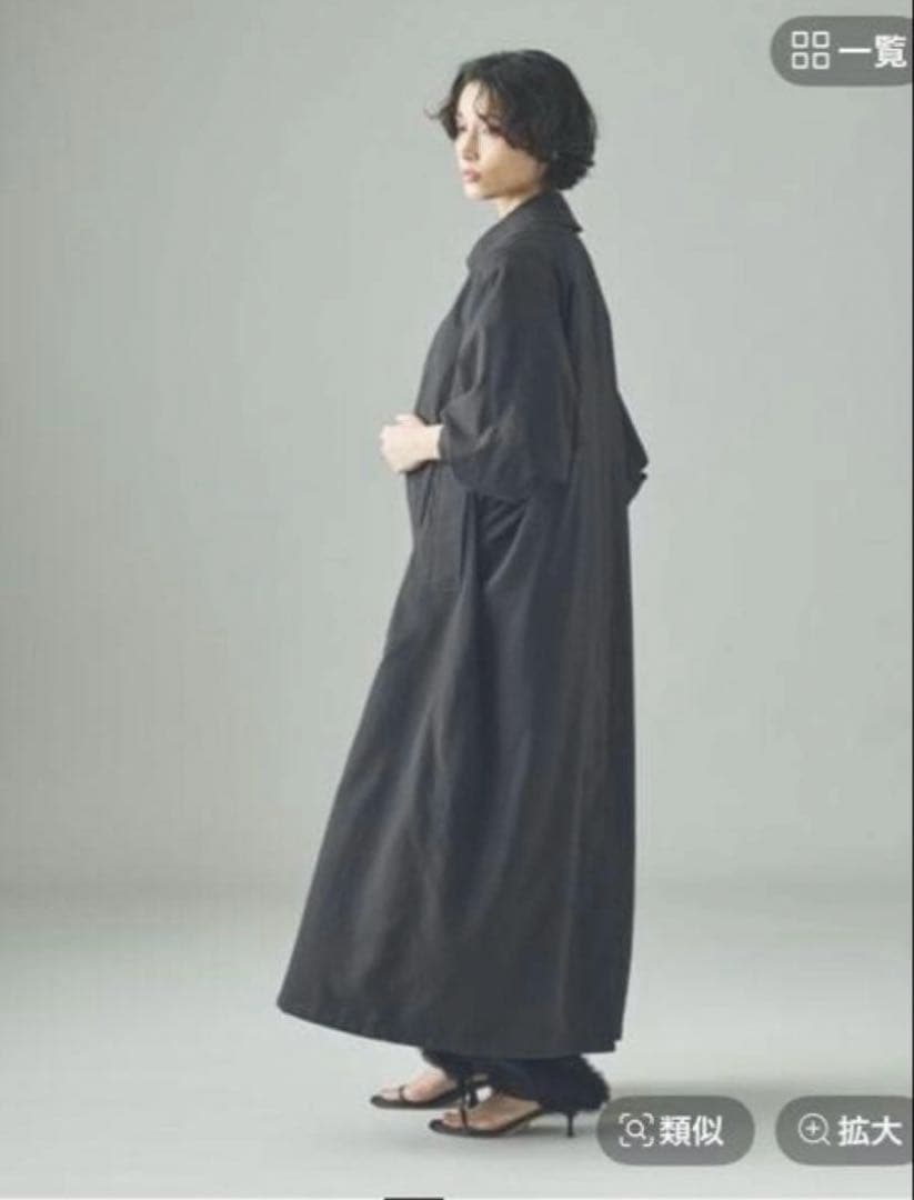 室内着用のみ★curensologyカレンソロジー・ピーチトレンチコート36