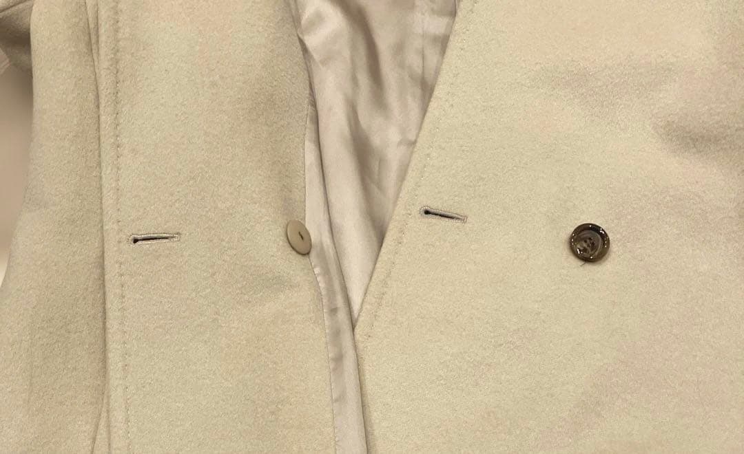 23区 ビーバーフーデットコート ウール アンゴラ 大きいサイズ 44（2XL）