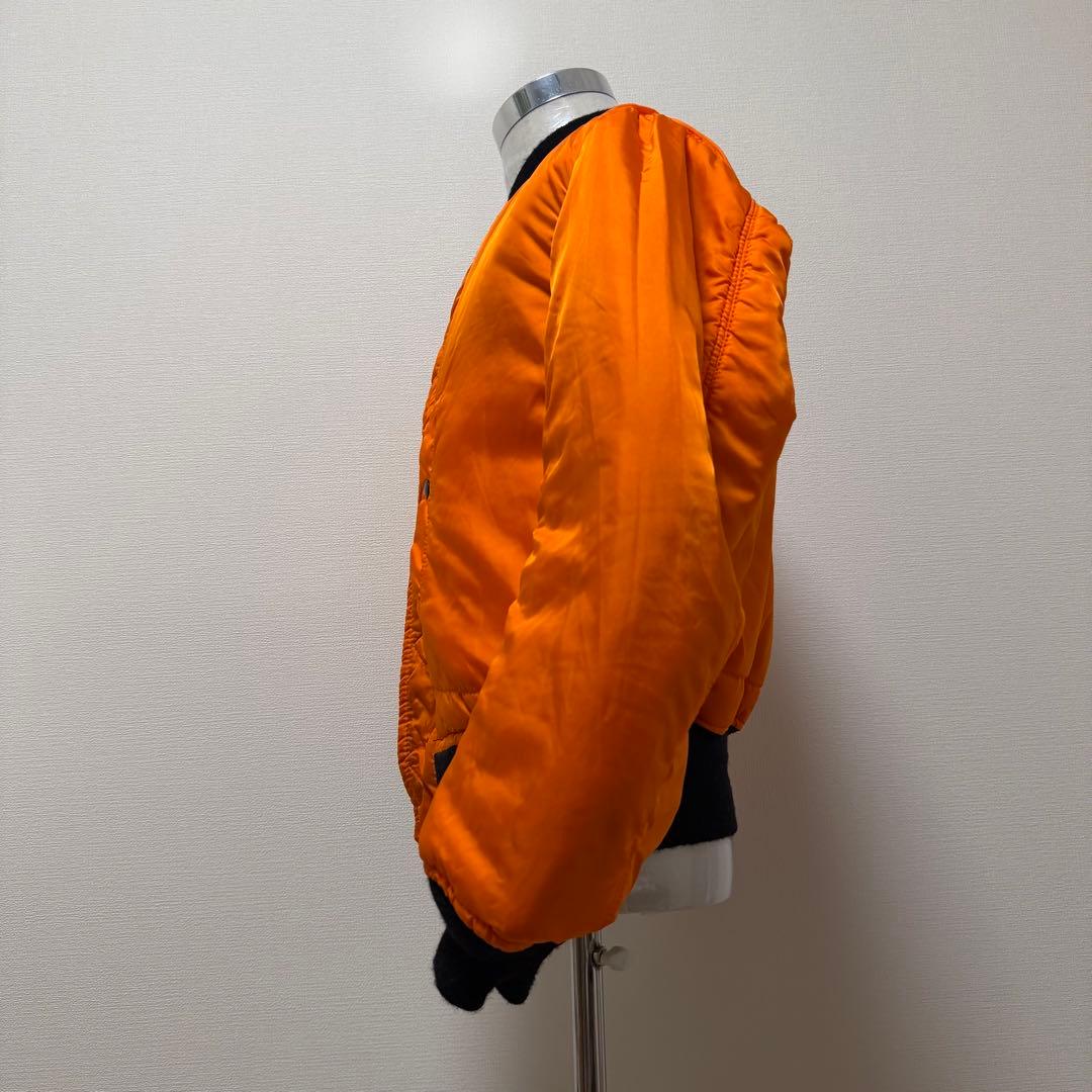 80s〜90s アルファ MA-1 USA製 リバーシブル IDEAL 短丈 M