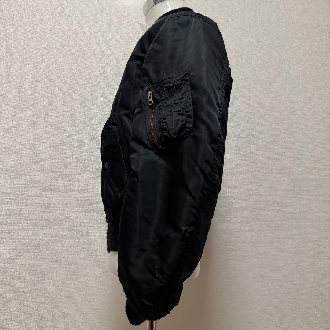 80s〜90s アルファ MA-1 USA製 リバーシブル IDEAL 短丈 M