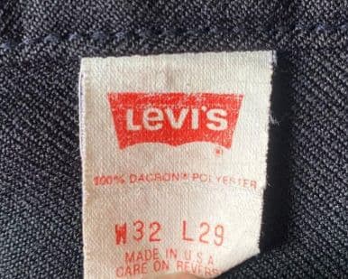 90s Levi's 517 スタプレ ブラック W32 L29