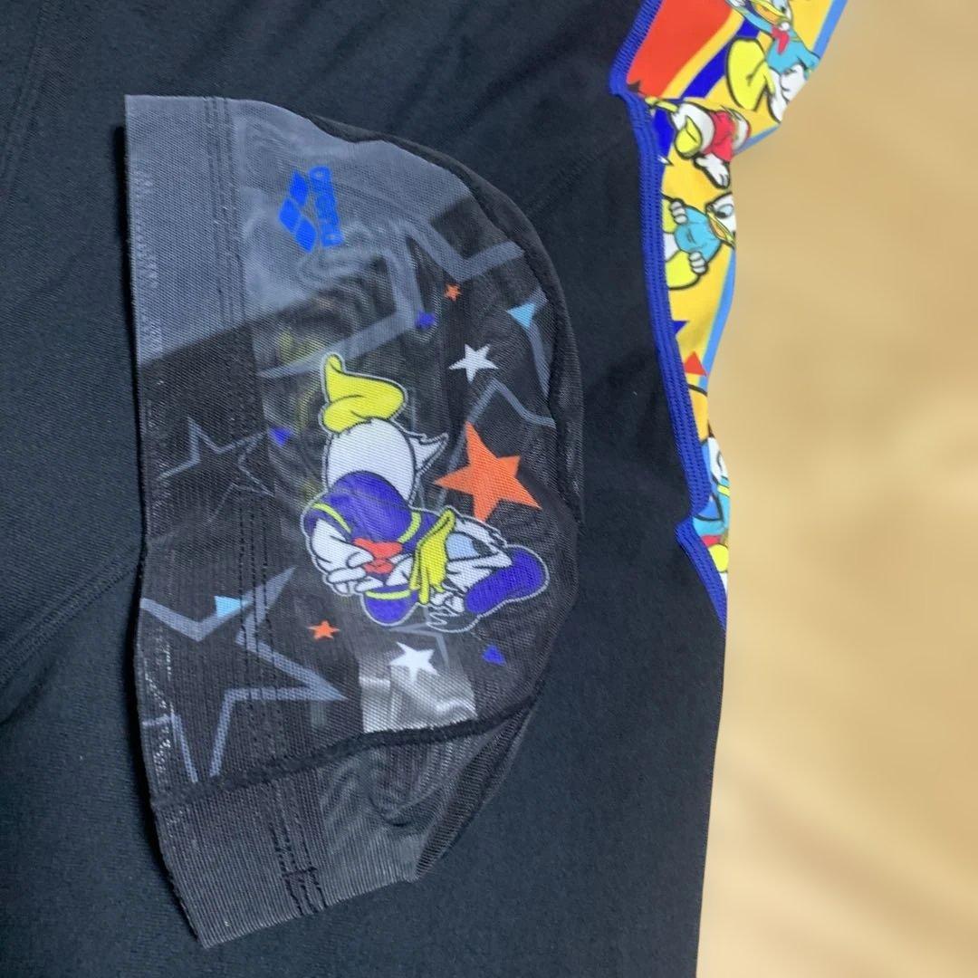 競泳練習用水着 arena ドナルド2025年/秋冬新作 水泳帽付き