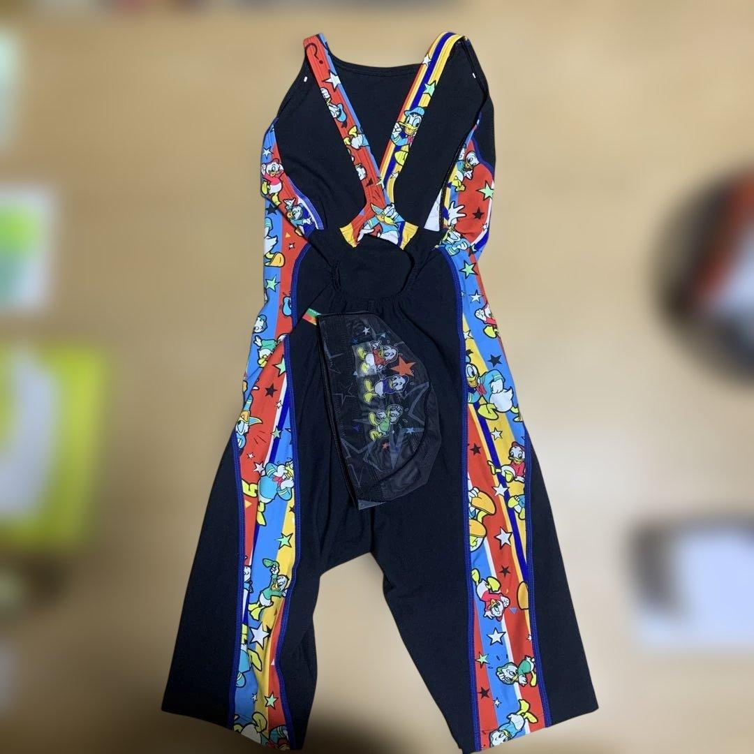 競泳練習用水着 arena ドナルド2025年/秋冬新作 水泳帽付き