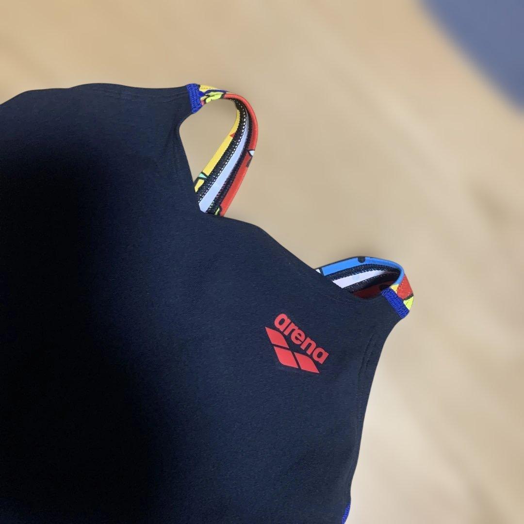競泳練習用水着 arena ドナルド2025年/秋冬新作 水泳帽付き