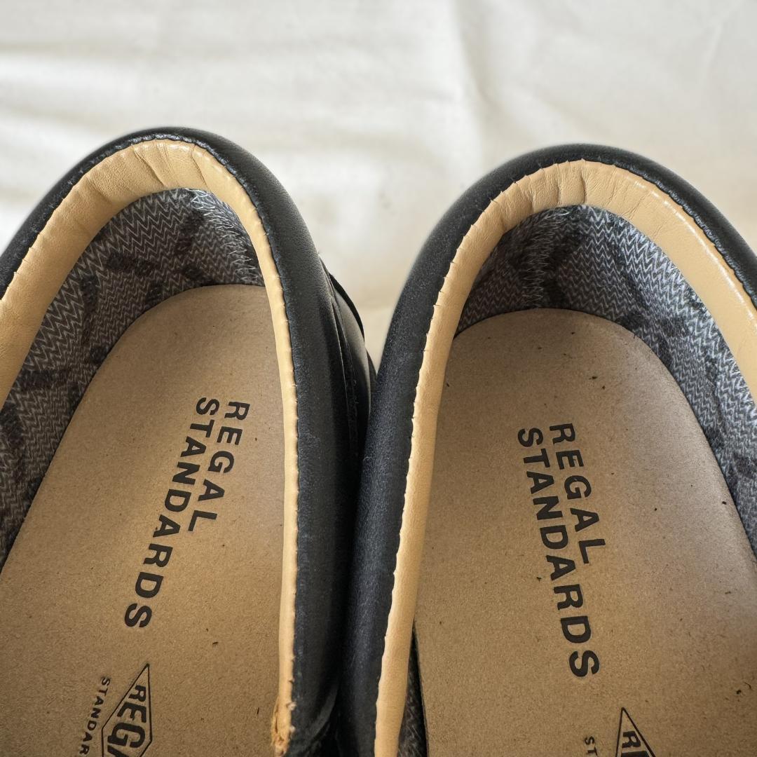 リーガル　美品/メンズ/ブラック/モカシン/ビジネス/レザー/ゴアテックス/防水