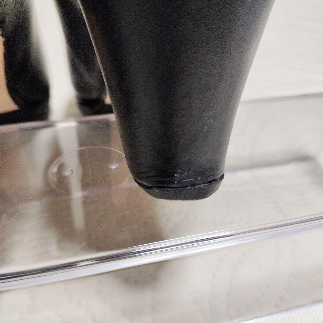 【新品未使用】 ブラック フラメンコシューズ ストラップ付き 本革