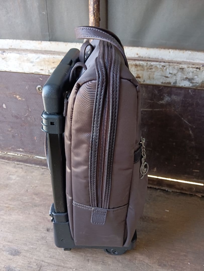 超美品　swany スワニー　キャリーバッグ　黒　ストッパー機能　クレーぺ