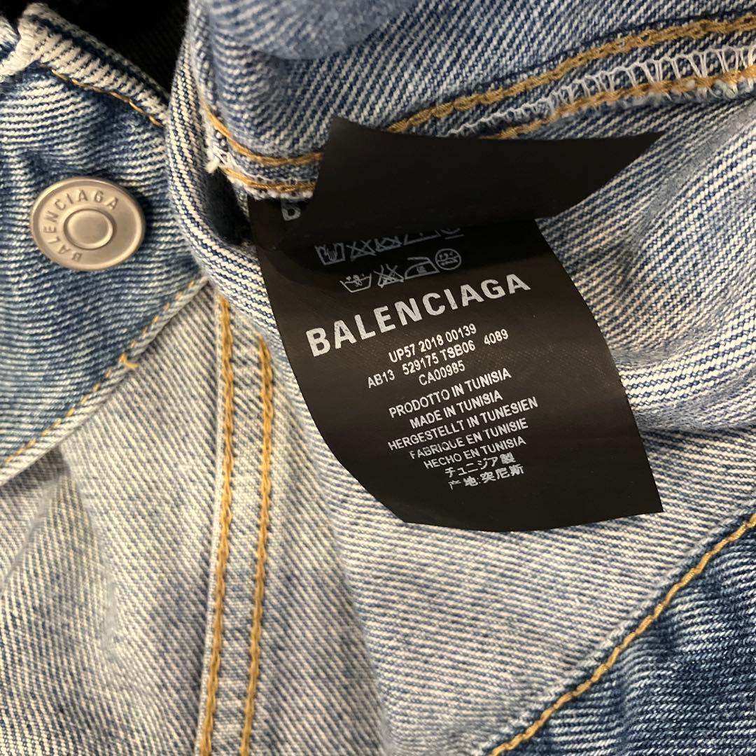 バレンシアガ スウィング　デニムジャケット