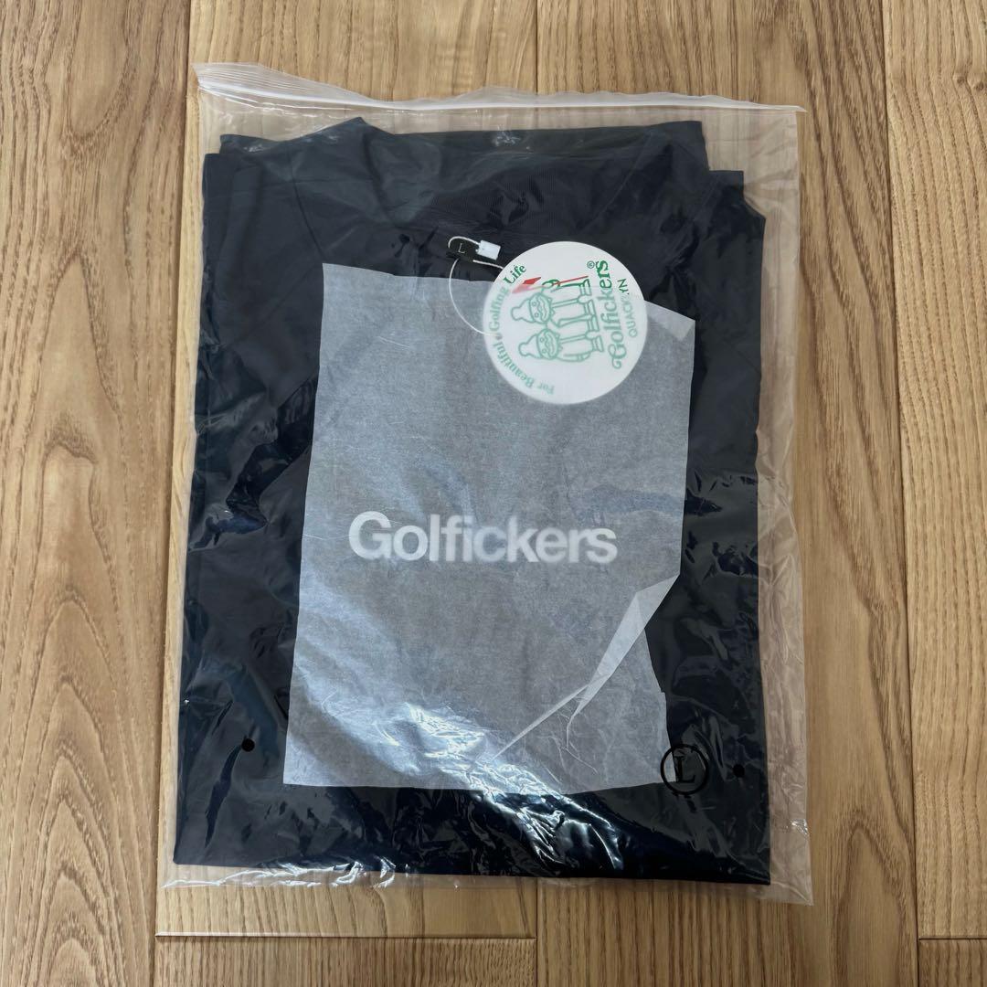 【新品】Golfickers モックネック 紺 side mesh（1着）