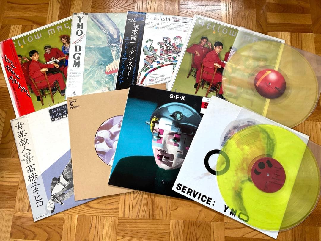 【オリジナル】LP YMO ソロ / カラー盤　坂本龍一　高橋幸宏　細野晴臣