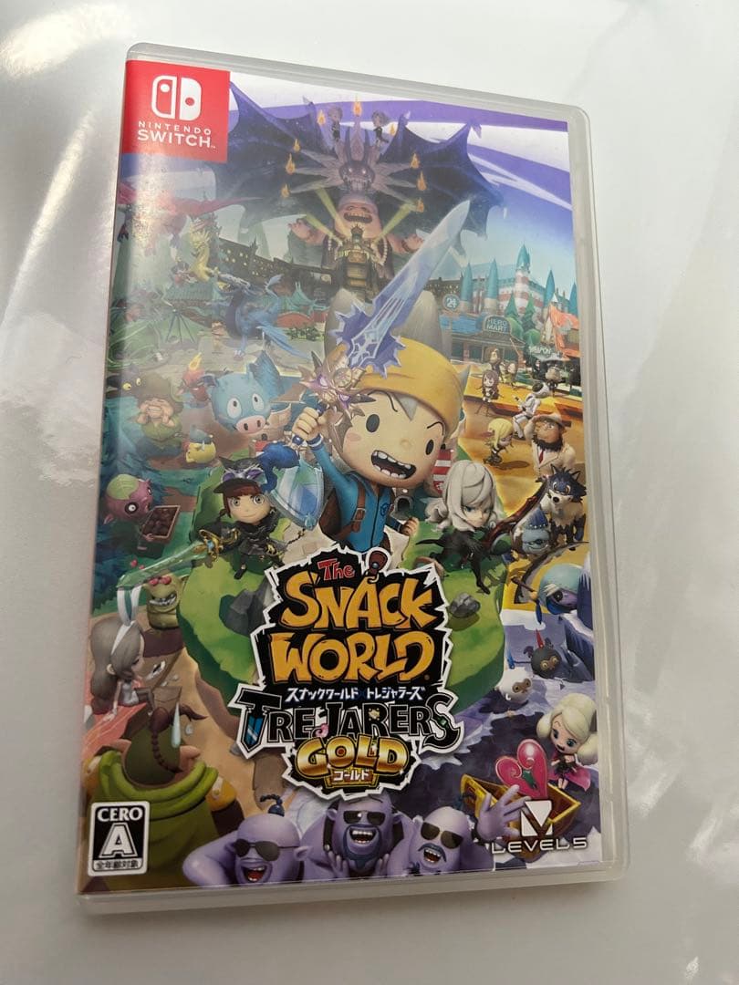 switch スナックワールド トレジャラーズ ゴールド　限定ジャラ付き