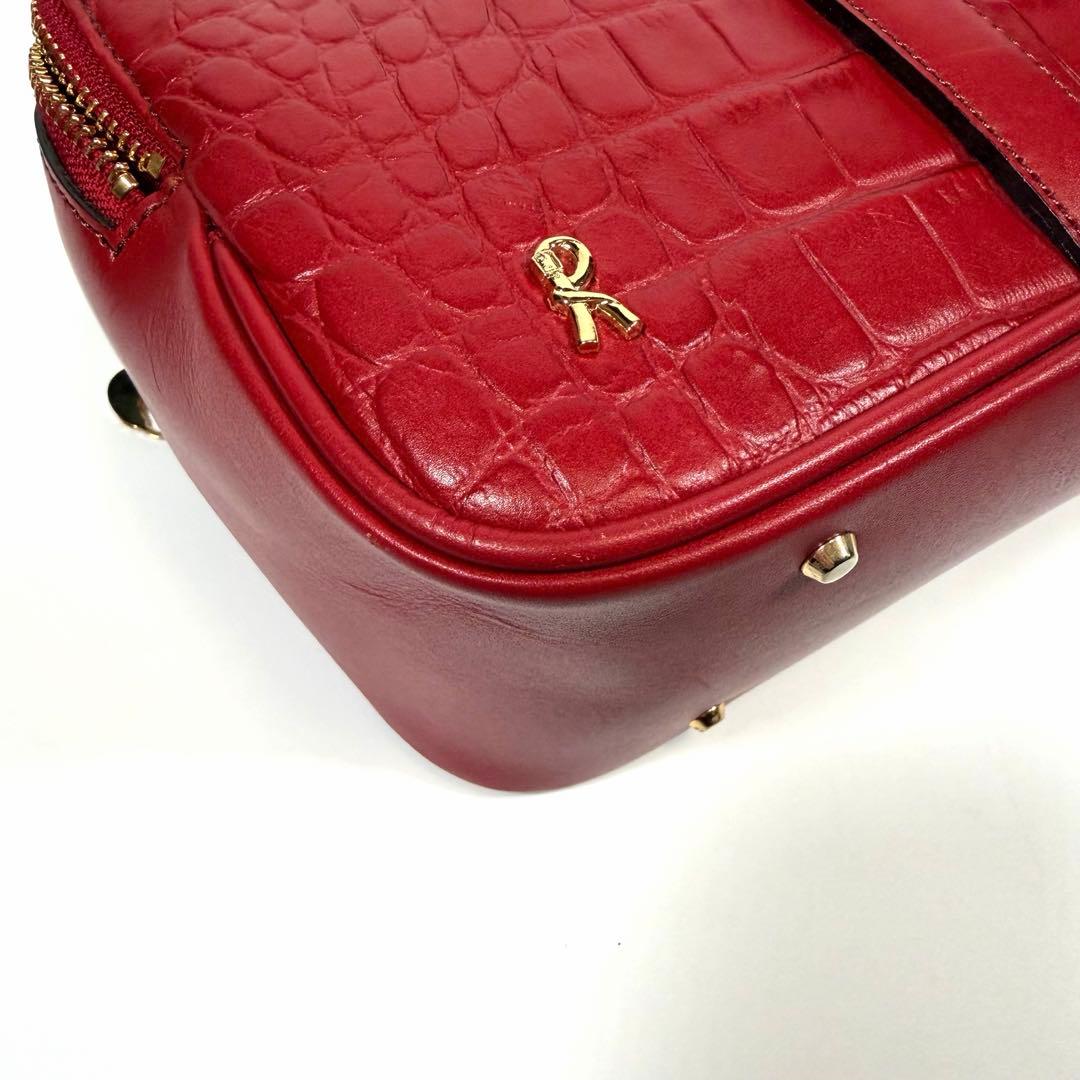 【未使用に近い】ジャーダ　ロベルタディカメリーノ　トートバッグ　TOKYO 赤