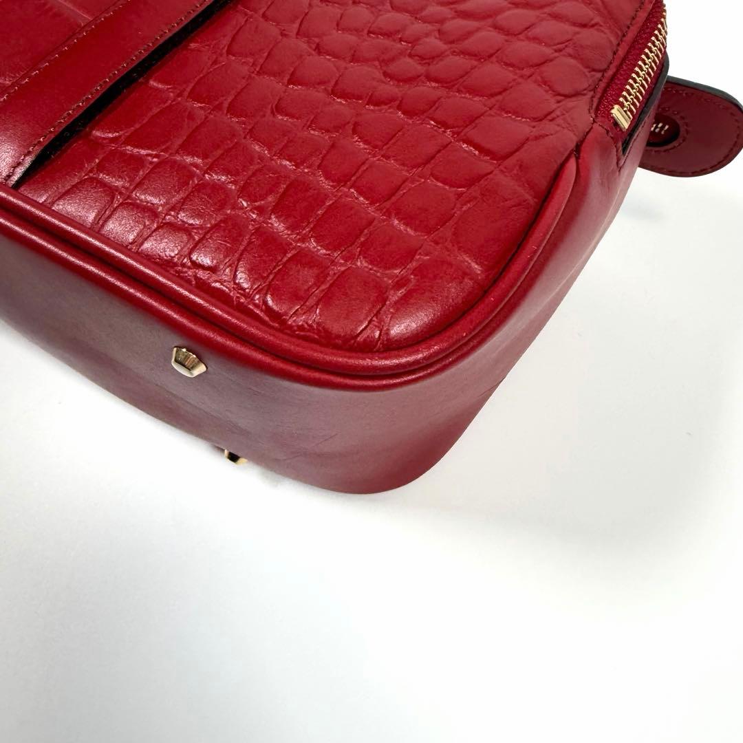 【未使用に近い】ジャーダ　ロベルタディカメリーノ　トートバッグ　TOKYO 赤