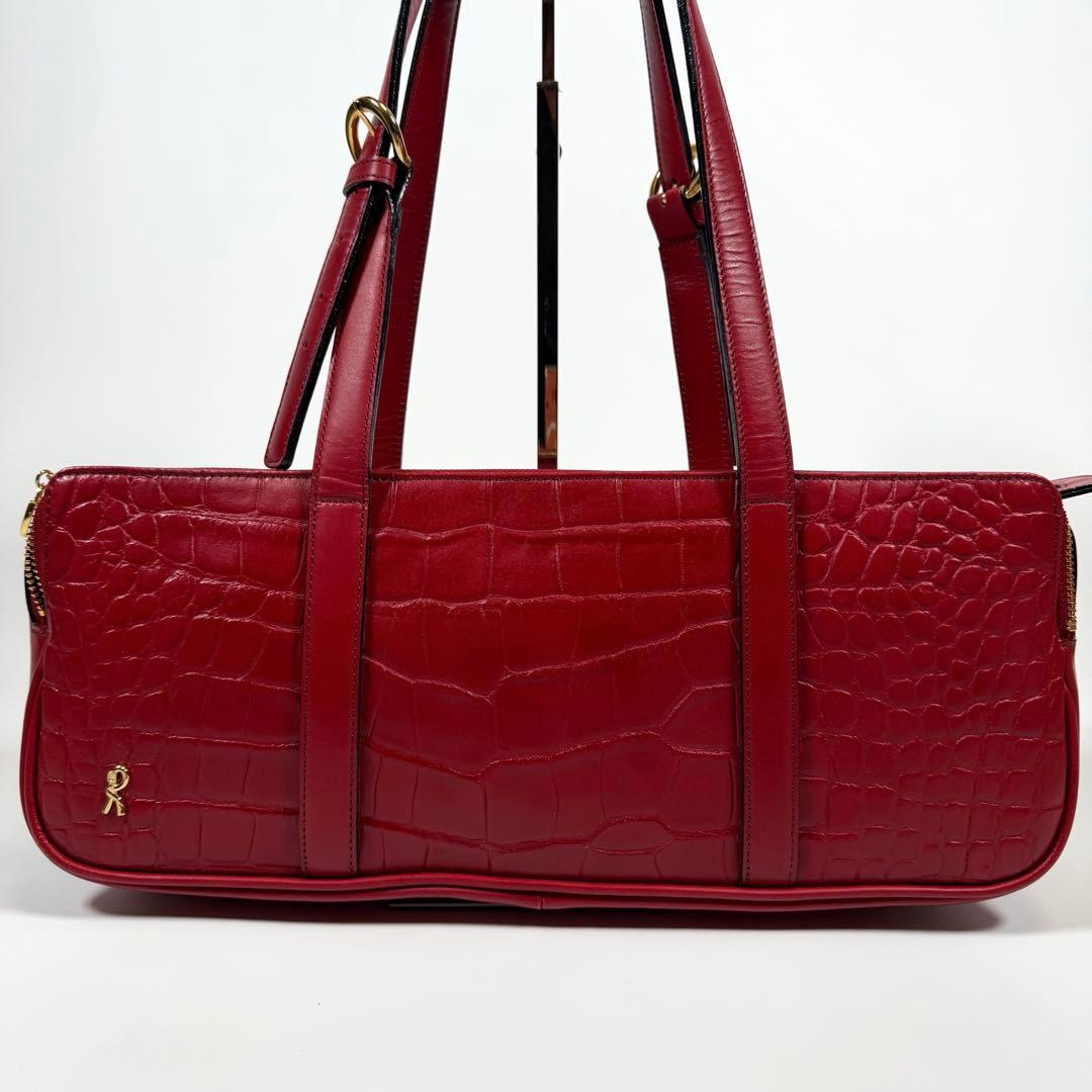 【未使用に近い】ジャーダ　ロベルタディカメリーノ　トートバッグ　TOKYO 赤