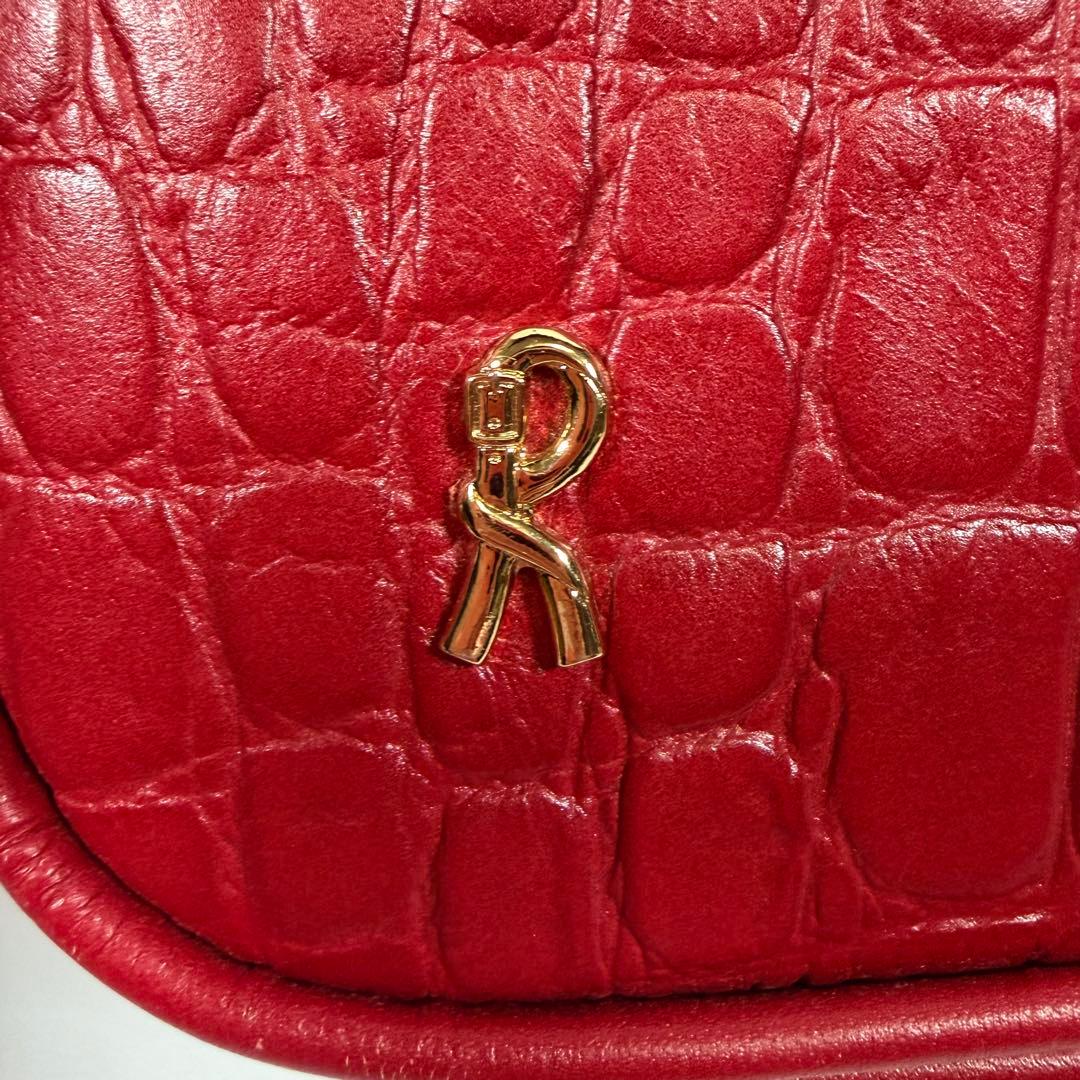 【未使用に近い】ジャーダ　ロベルタディカメリーノ　トートバッグ　TOKYO 赤