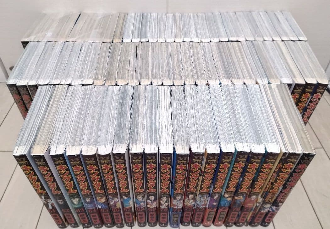 キングダム 1巻〜77巻 全巻セット +関連本3冊(18冊新品)