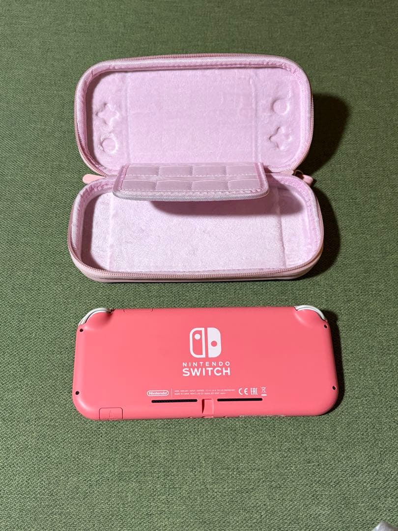 SwitchLightスイッチライトコーラル本体外箱純正充電器