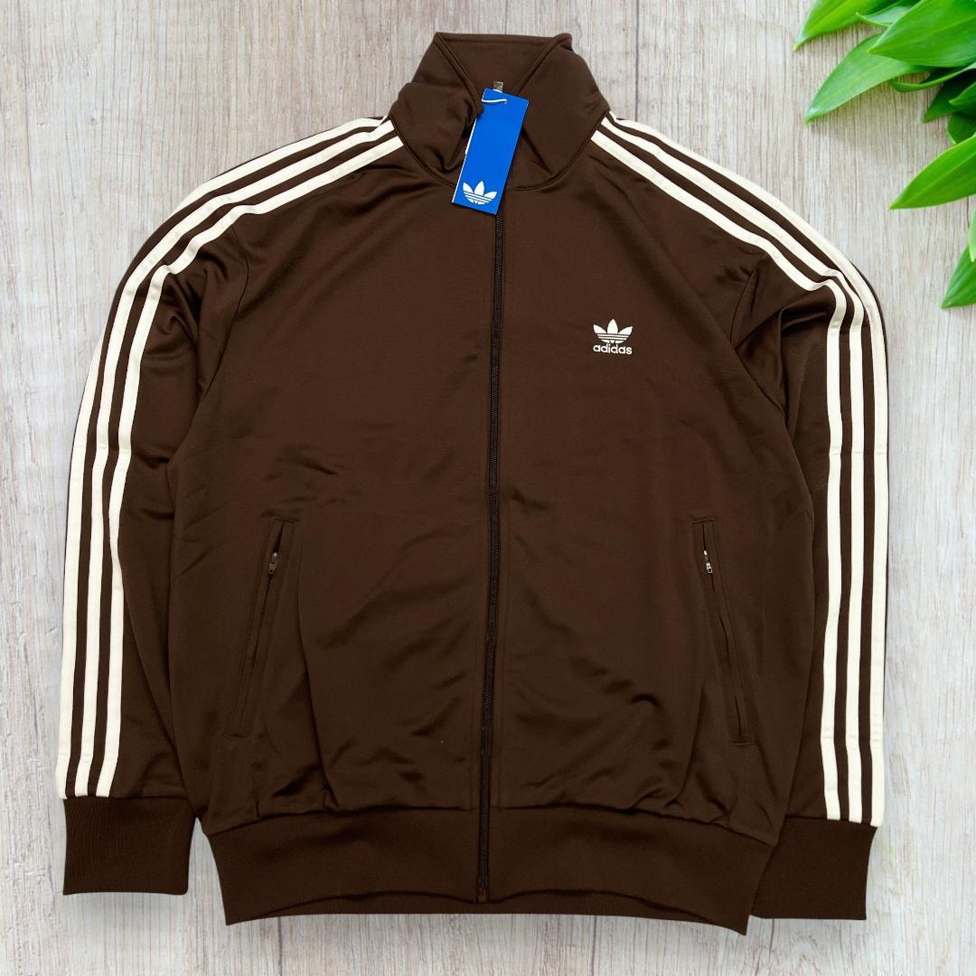 新品未使用 アディダス トラックジャケット ジャージ ブラウン L 有原 32