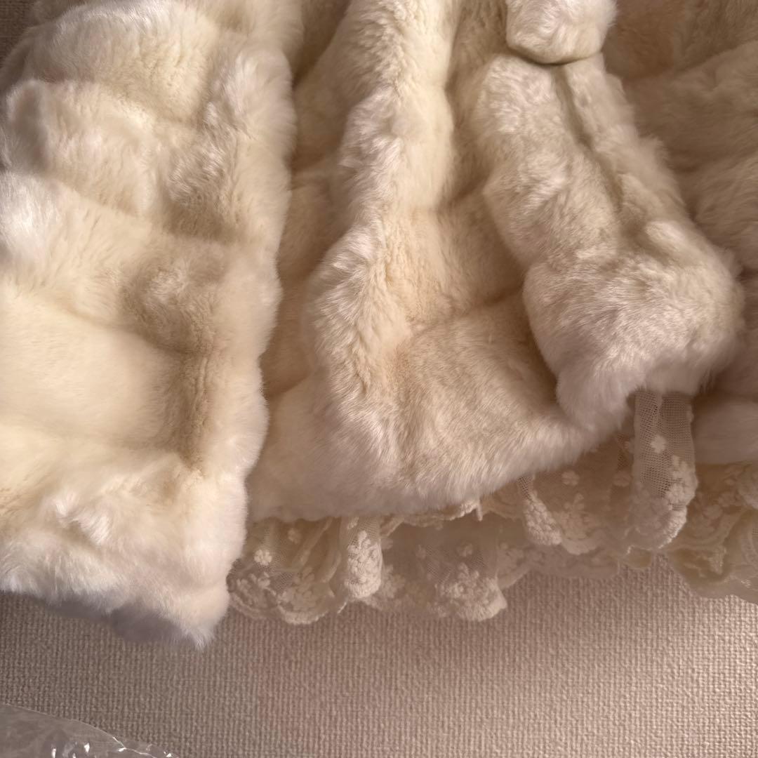 リズリサ フェイク ファー コートLIZ LISA レース ショート タグ付き