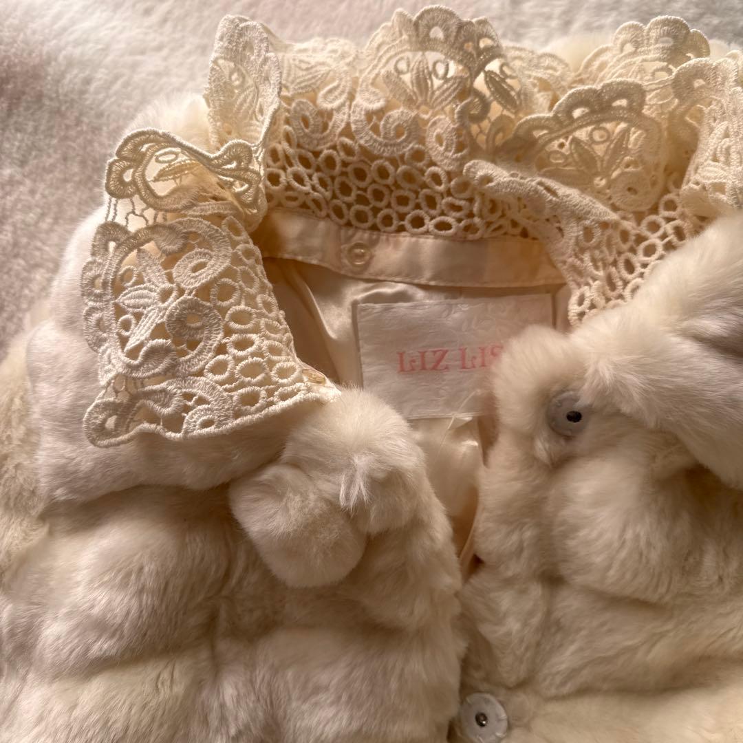 リズリサ フェイク ファー コートLIZ LISA レース ショート タグ付き