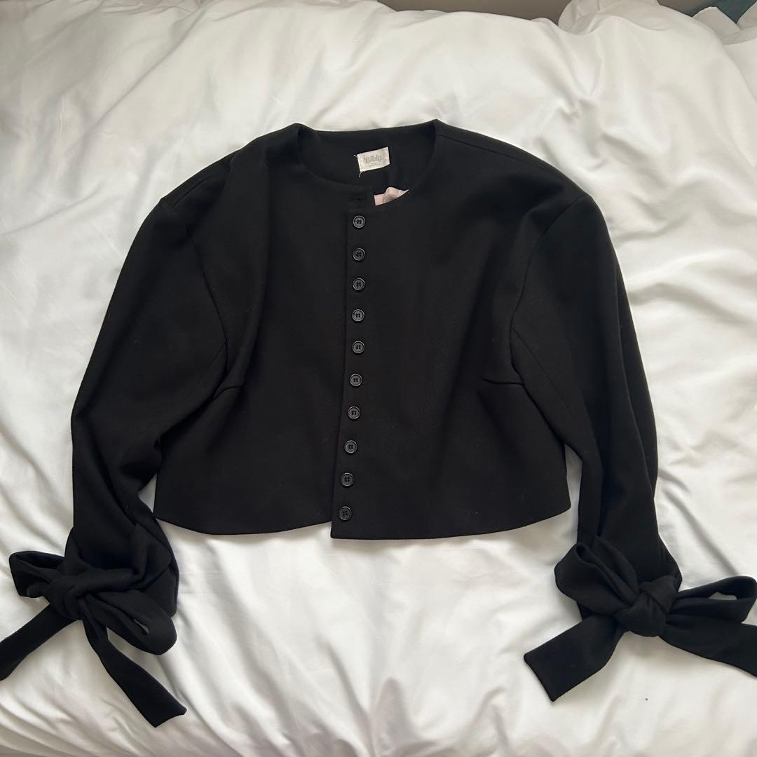 ジャケット・アウター bibiy JENNY RIBBON CUFFS JACKET