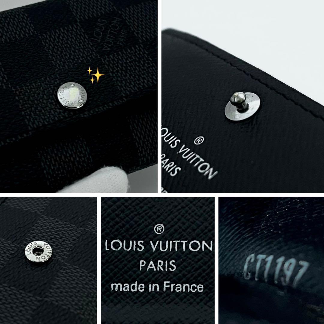 ルイヴィトン　ダミエ ブラック　6連キーケース　【赤字価格】