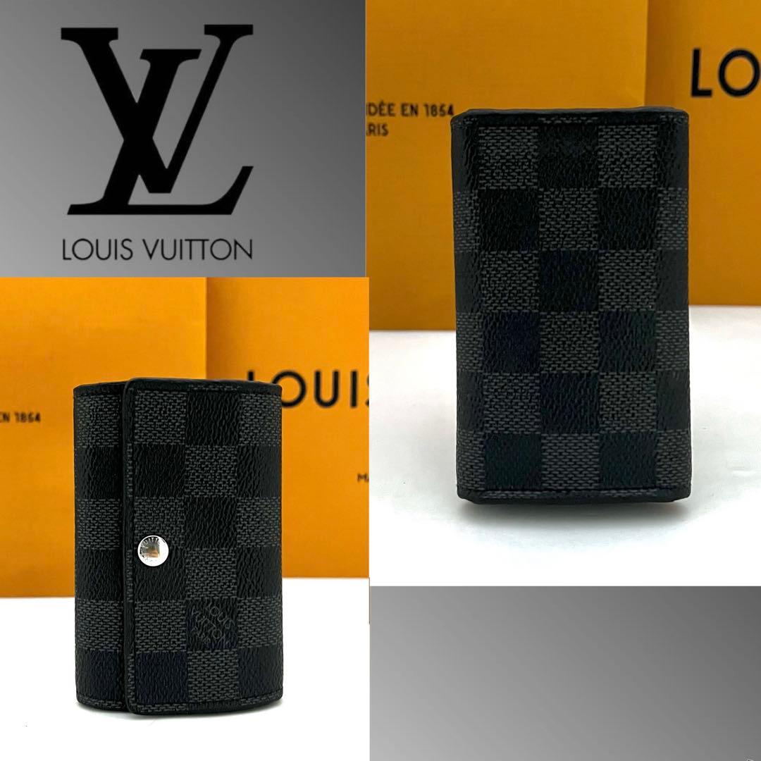 ルイヴィトン　ダミエ ブラック　6連キーケース　【赤字価格】