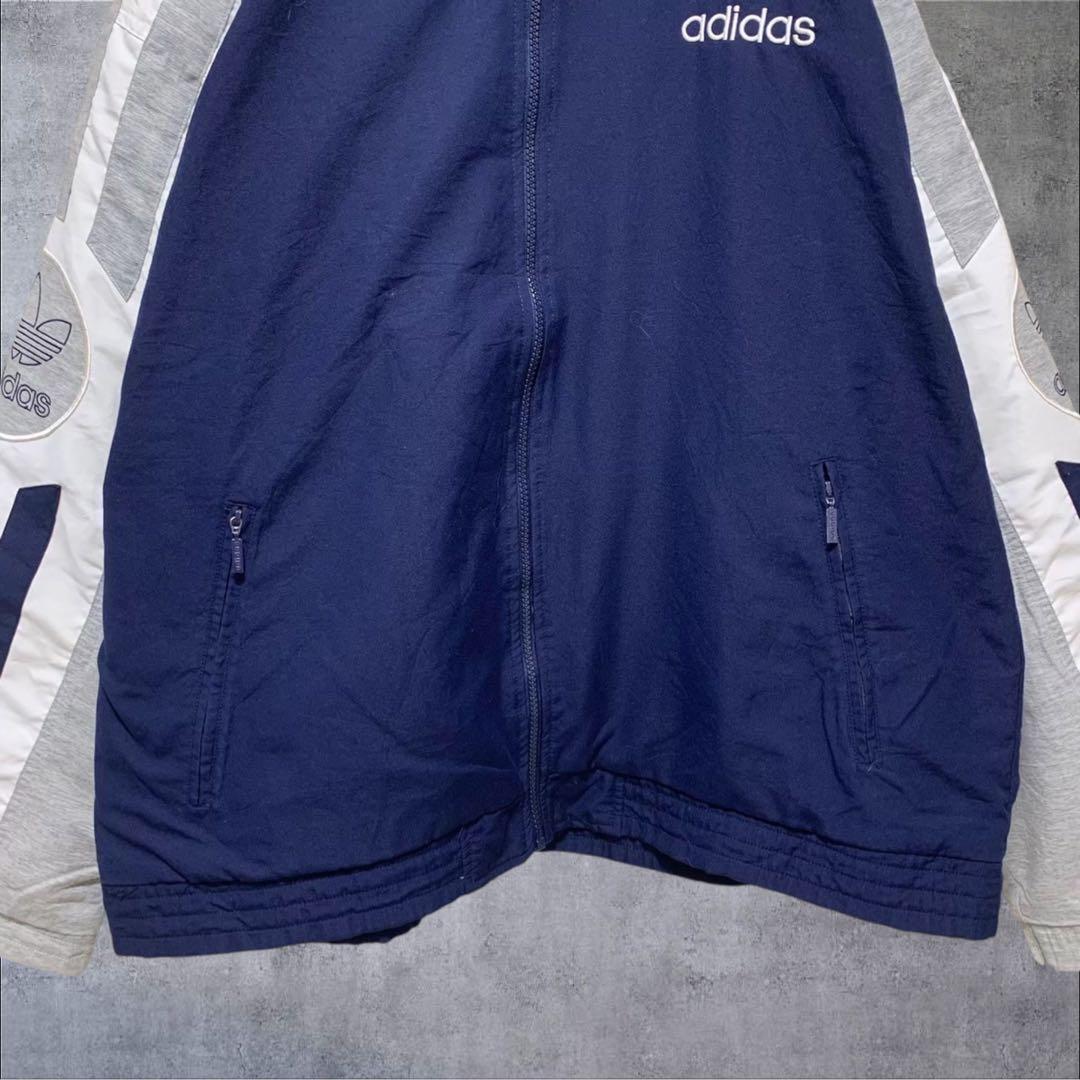 【w876】90s adidas トラックジャケット ジャージ トレフォイル