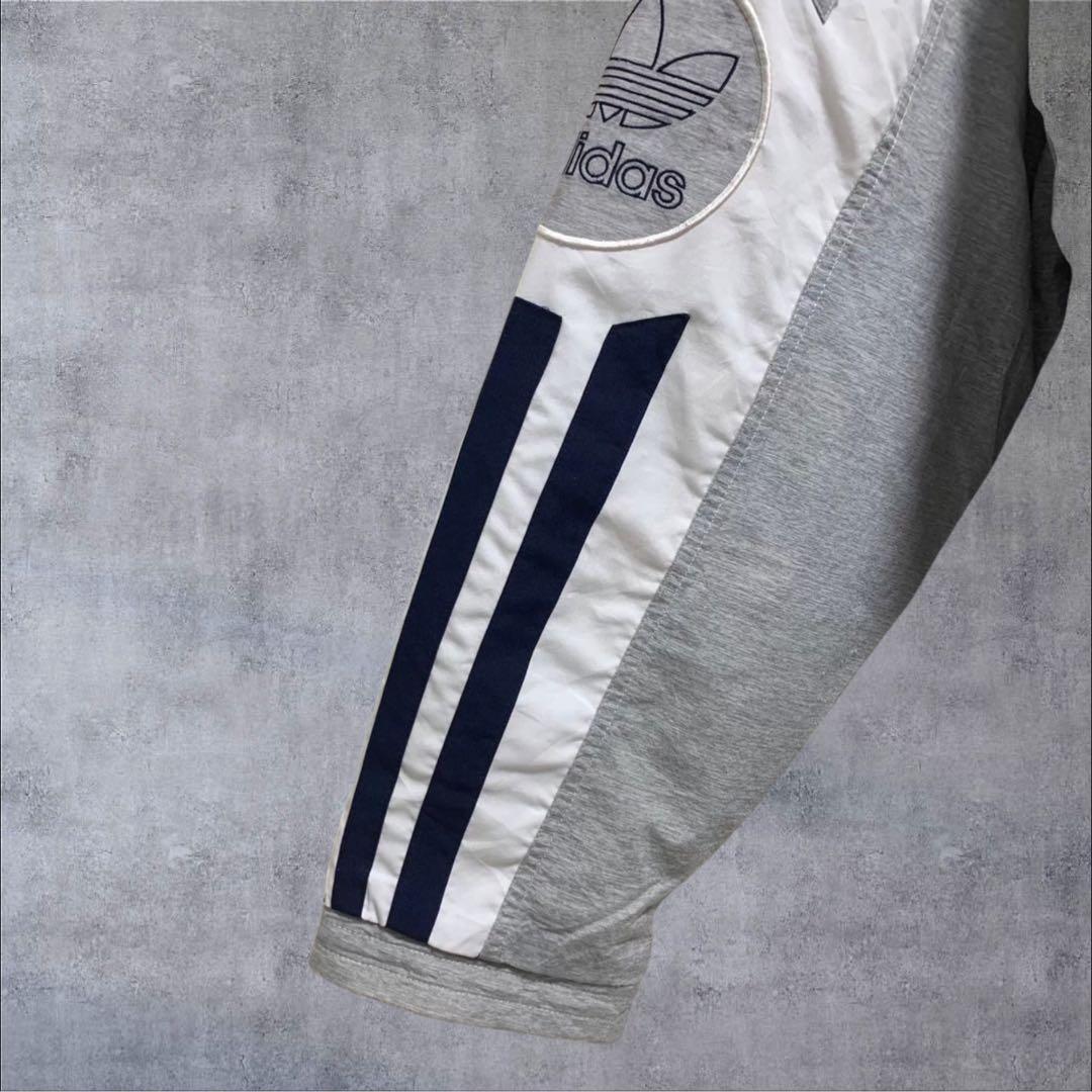 【w876】90s adidas トラックジャケット ジャージ トレフォイル