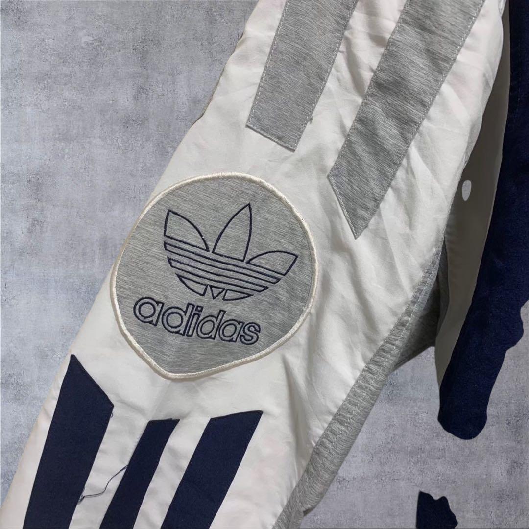 【w876】90s adidas トラックジャケット ジャージ トレフォイル