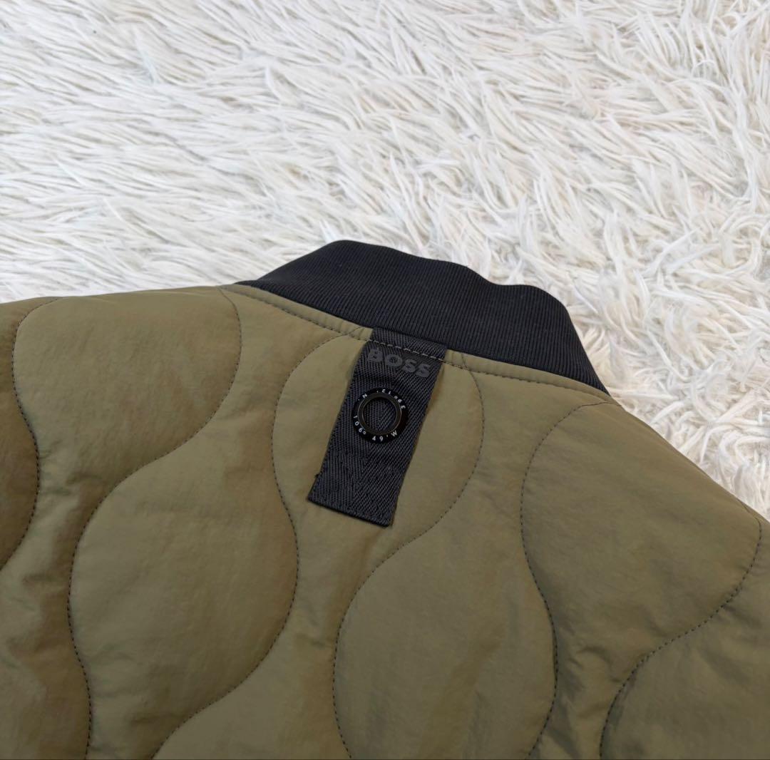 現行/M相当✨HUGO BOSS ヒューゴボス ボンバージャケット キルティング