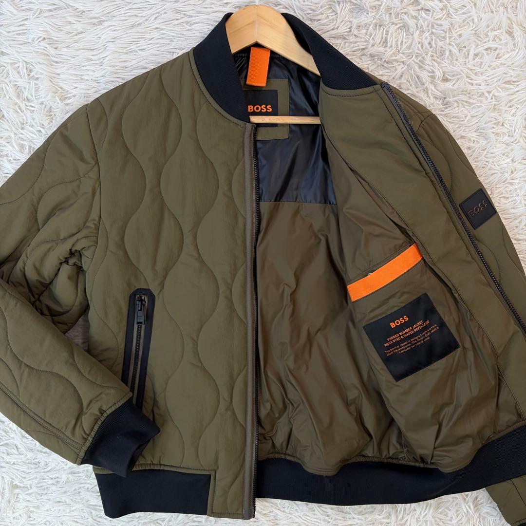 現行/M相当✨HUGO BOSS ヒューゴボス ボンバージャケット キルティング
