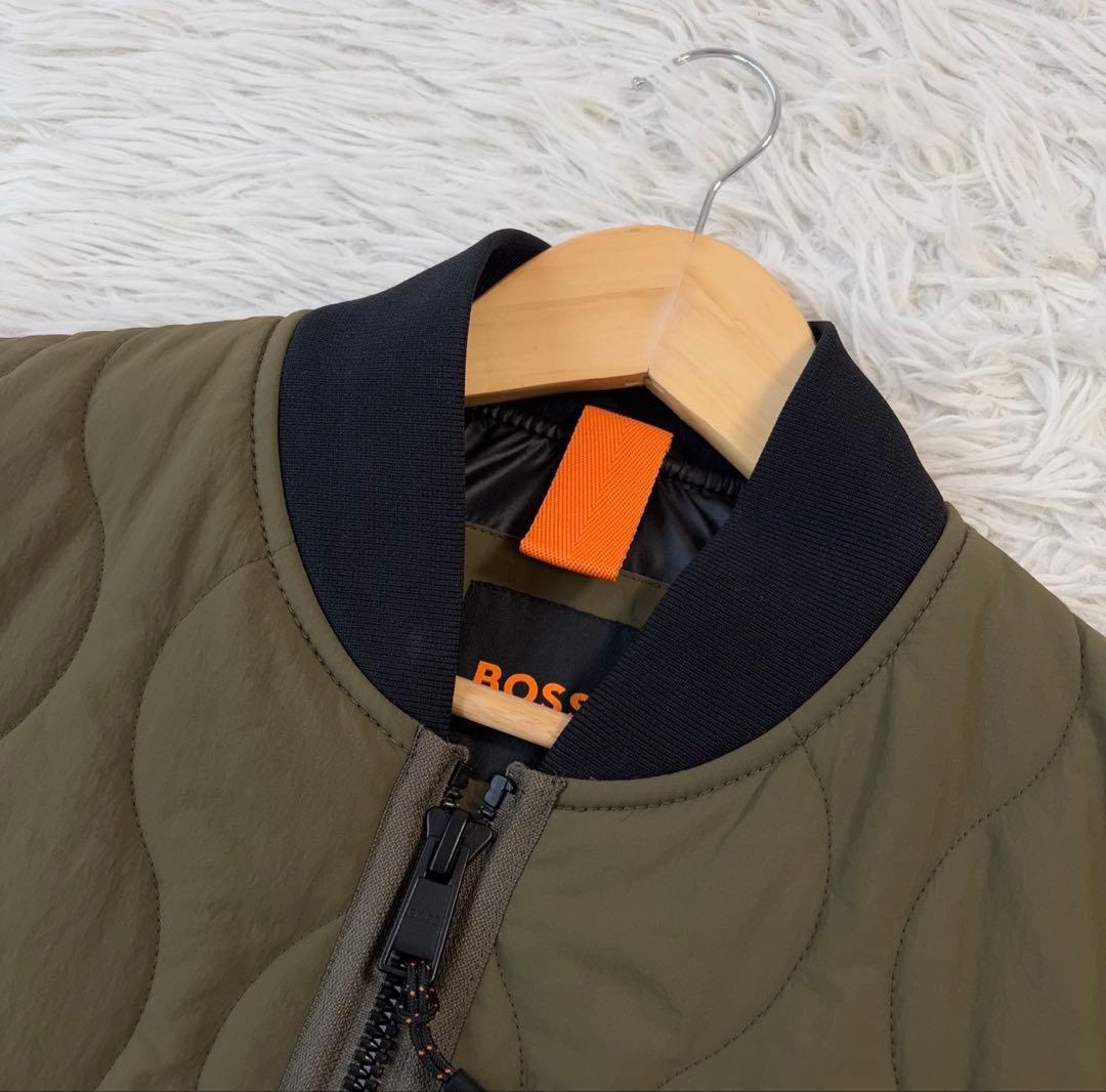 現行/M相当✨HUGO BOSS ヒューゴボス ボンバージャケット キルティング