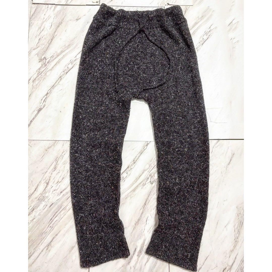 vintage 60s 〜 ハンドメイド スキーウェア ウール ニットパンツ