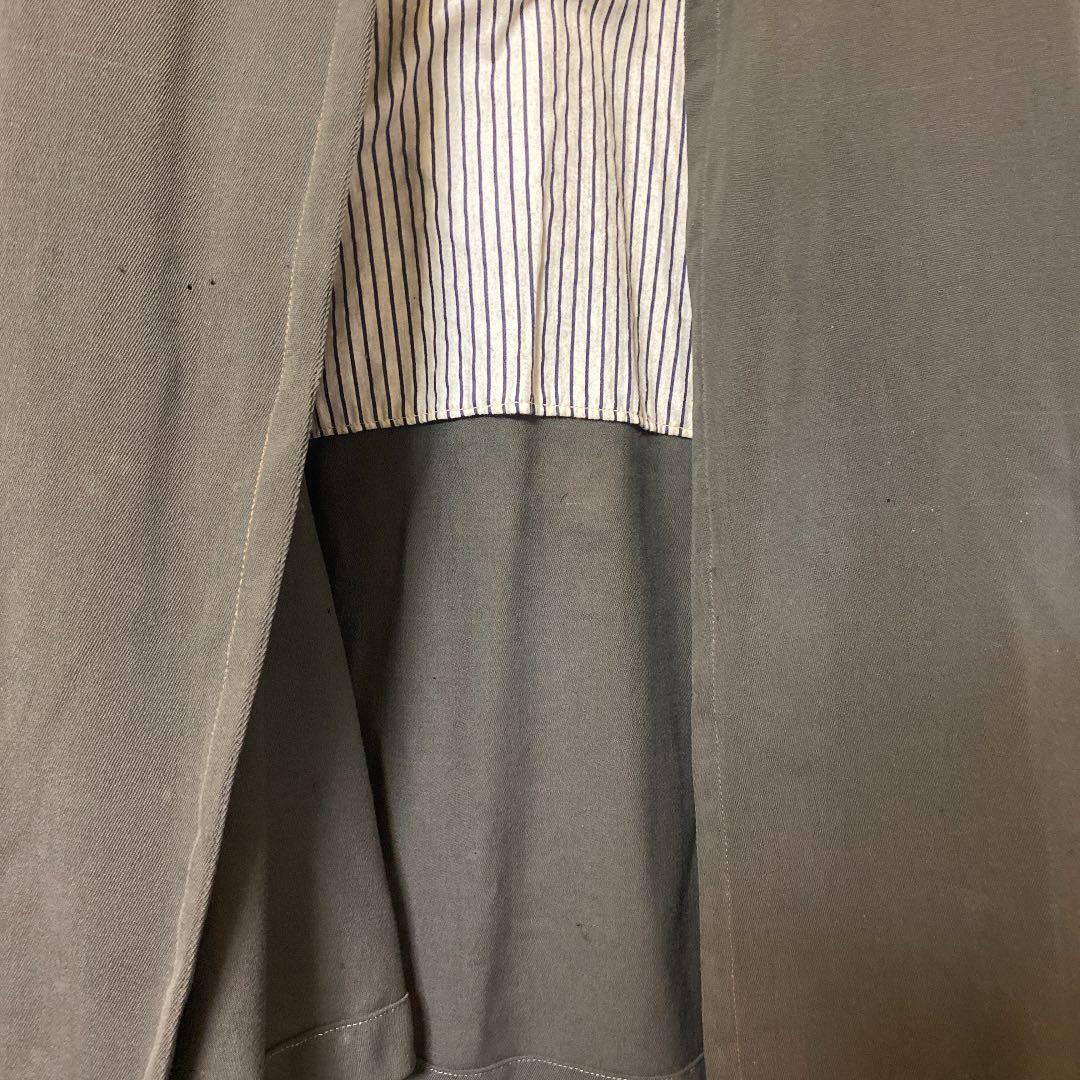 10's〜20's フレンチヴィンテージ コート　ショールカラー　ヘチマカラー