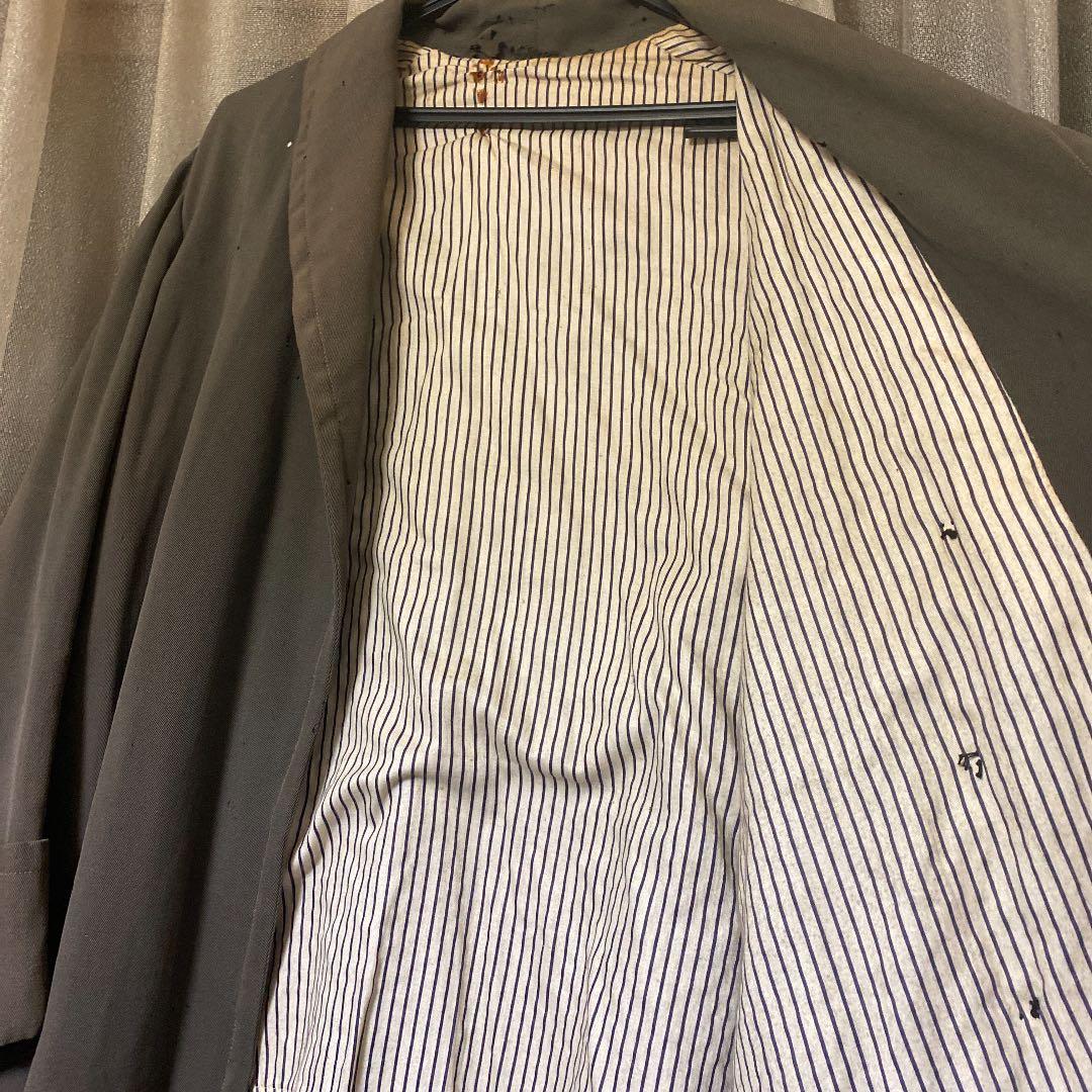 10's〜20's フレンチヴィンテージ コート　ショールカラー　ヘチマカラー