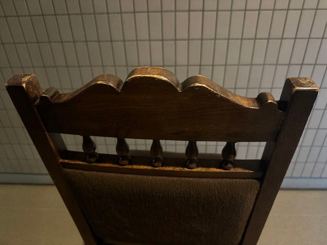 高級　4脚椅子セット　英国調 木　アンティーク　東京池袋