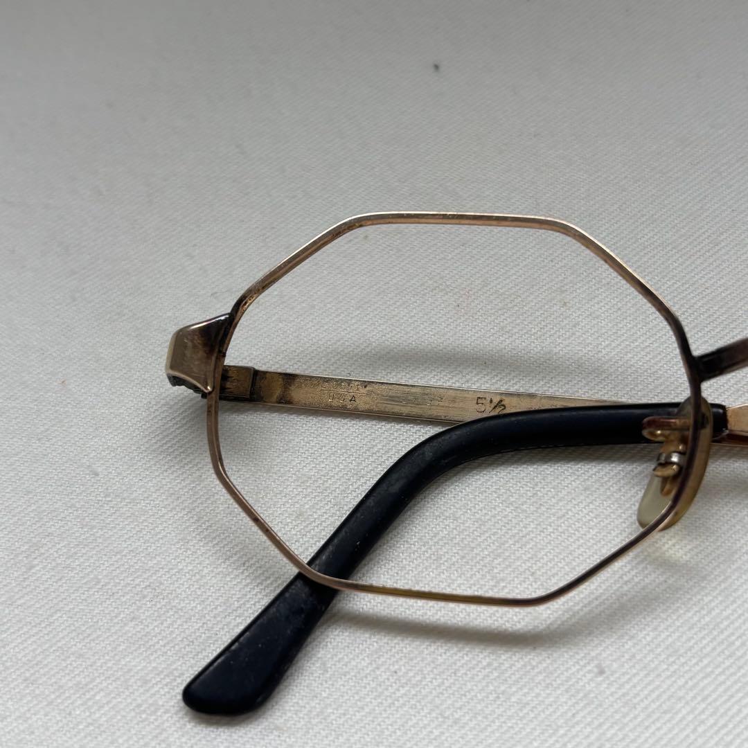 LIBERTY OPTICAL オクタゴン 八角形 メタル 金張 サングラス