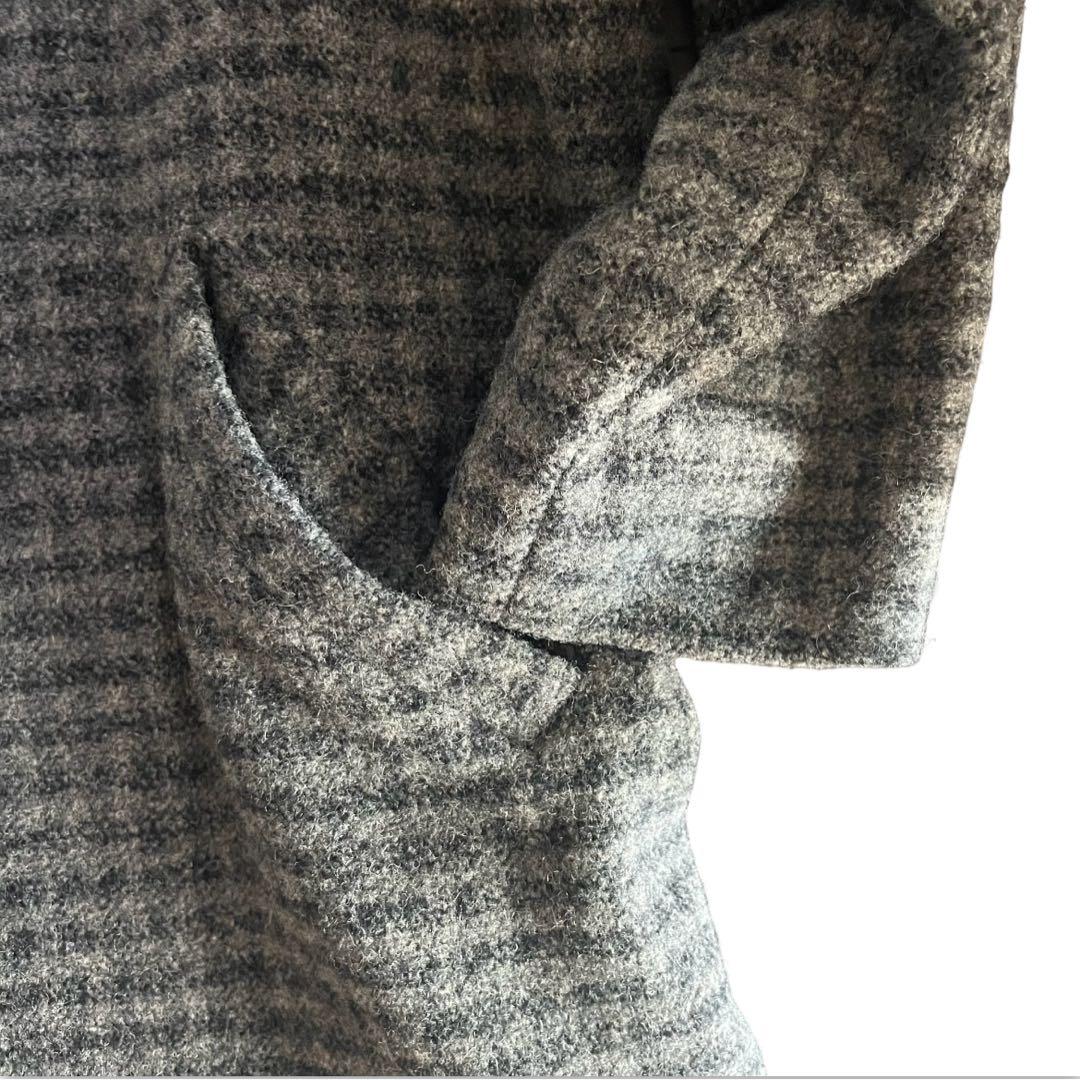 80s USA製 LLbean チェック ロングコート