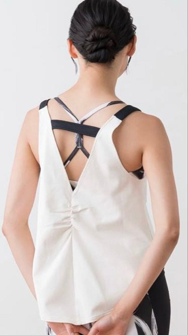 スカーラ　ハートプリントセパレートタンクトップ　M 新品