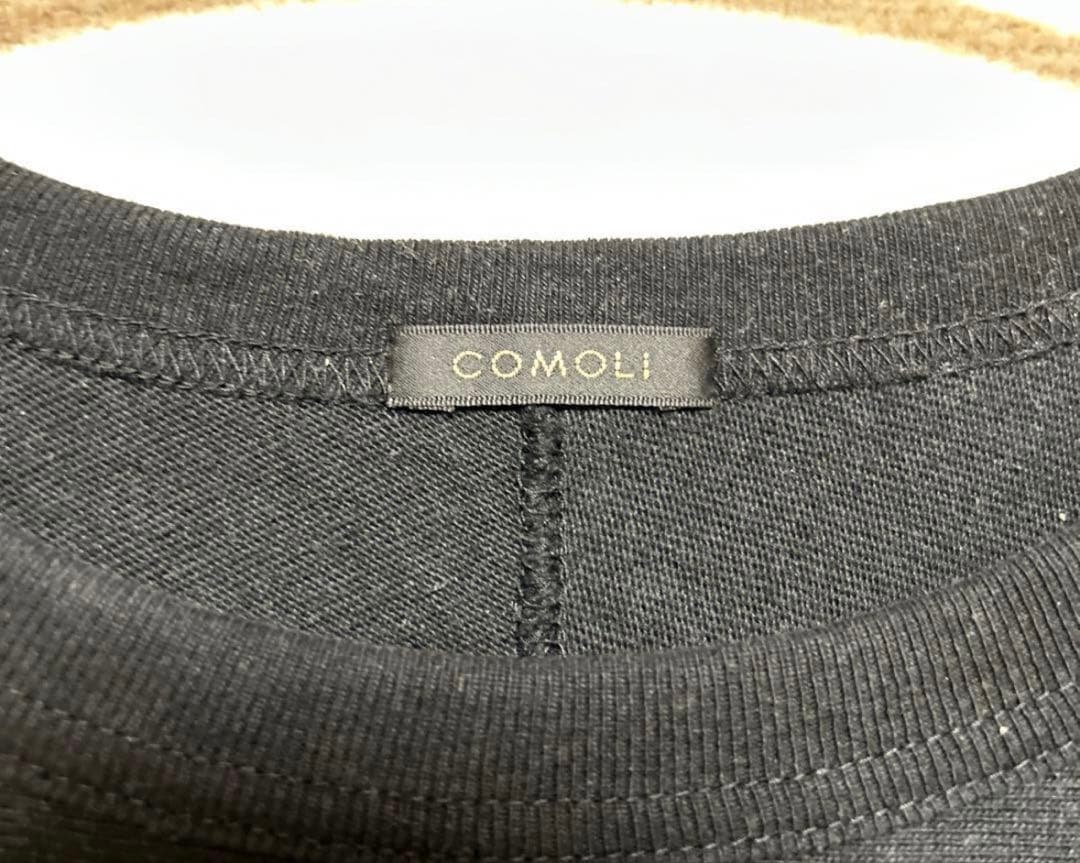 COMOLI コットンジャージ ベースボールTシャツ 23ss サイズ3