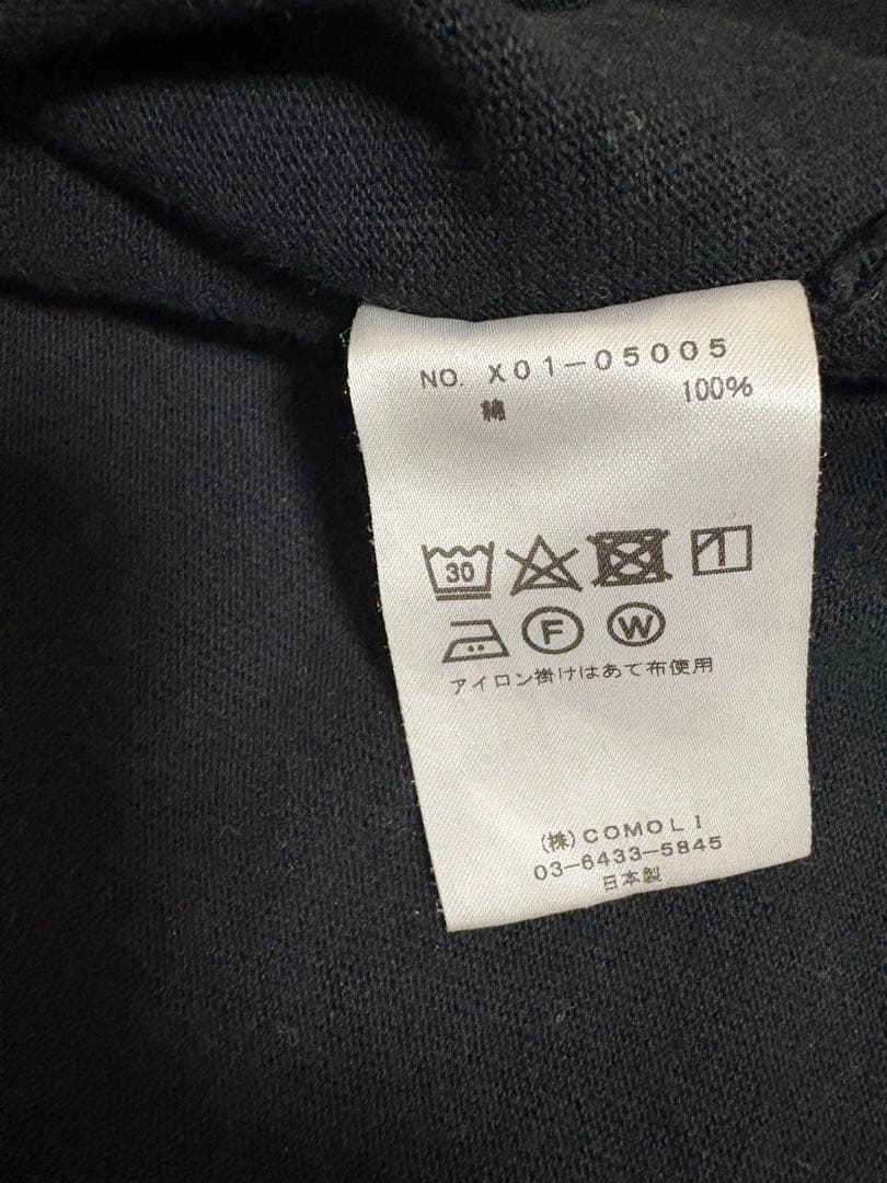COMOLI コットンジャージ ベースボールTシャツ 23ss サイズ3
