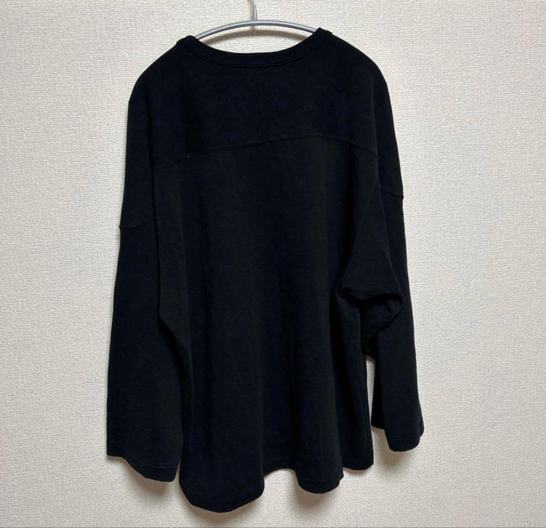 COMOLI コットンジャージ ベースボールTシャツ 23ss サイズ3