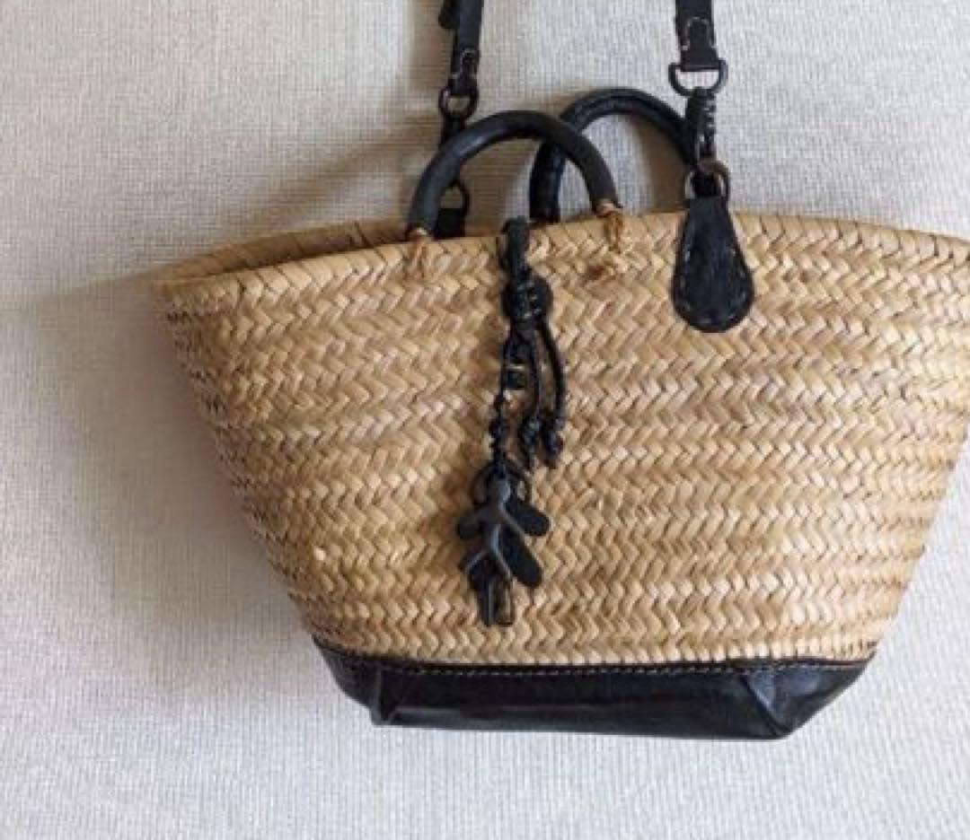 もちさま専用です　カゴバッグ