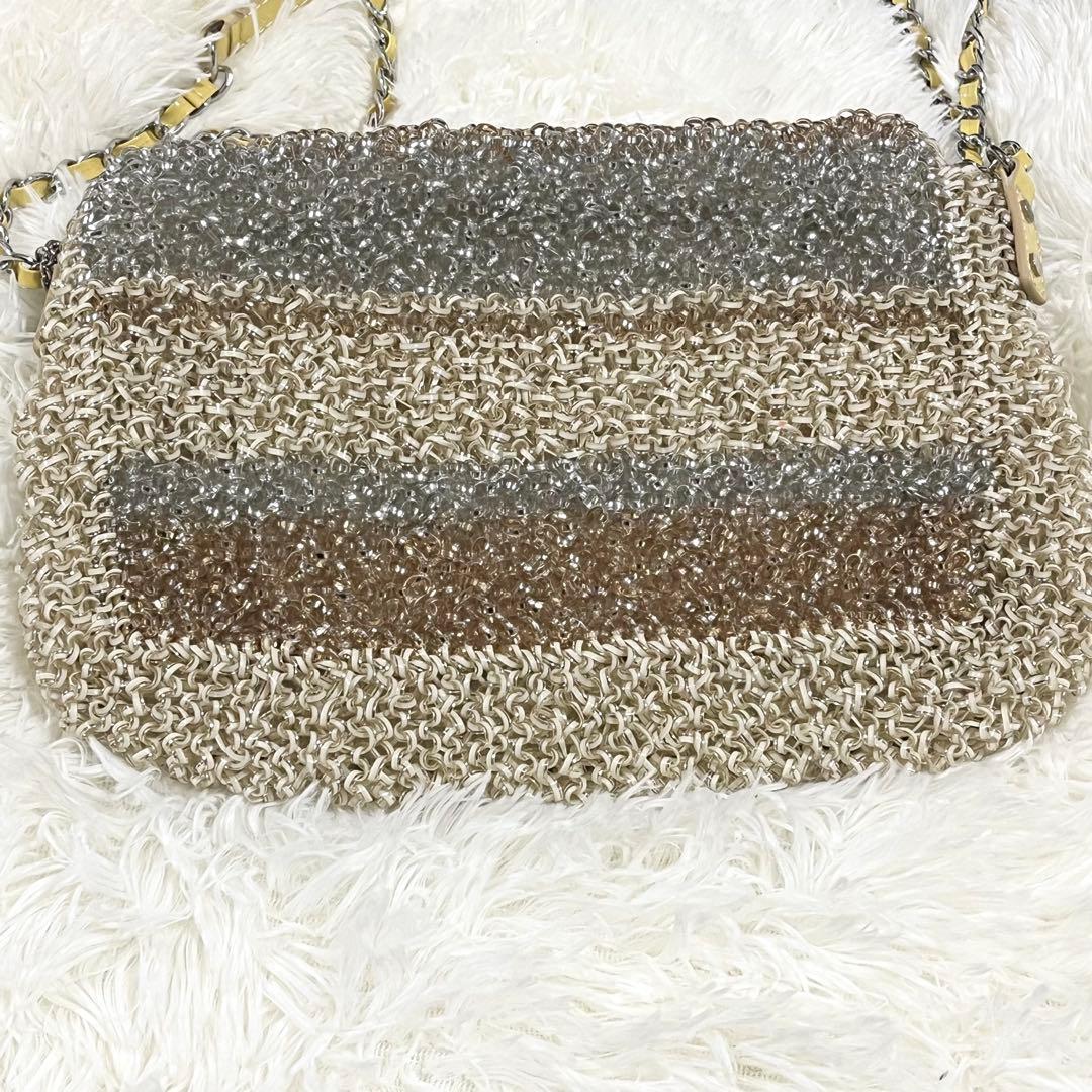 【極美品】ANTEPRIMA ルケットⅡ シルバー ワイヤー　ショルダーバッグ