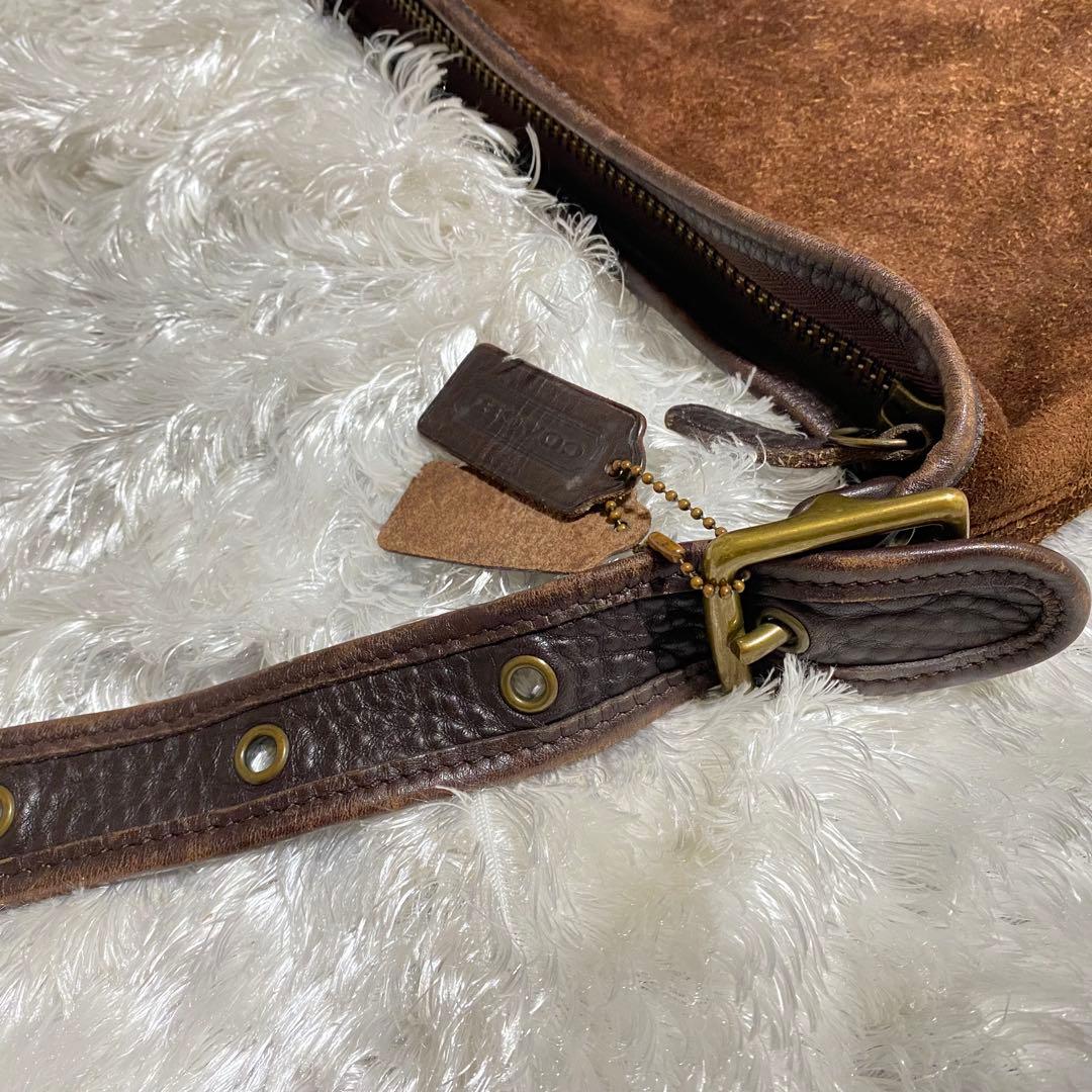 ヨ*チ様 コーチ オールドコーチ COACH スエード バケツ ショルダーバッグ