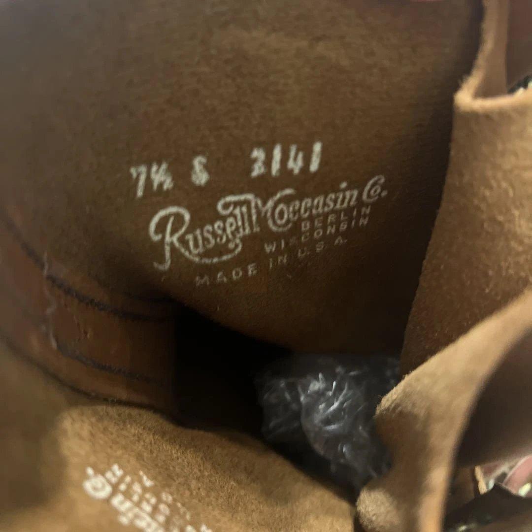 美品　Russell Moccasin ラッセルモカシン サファリ25.5