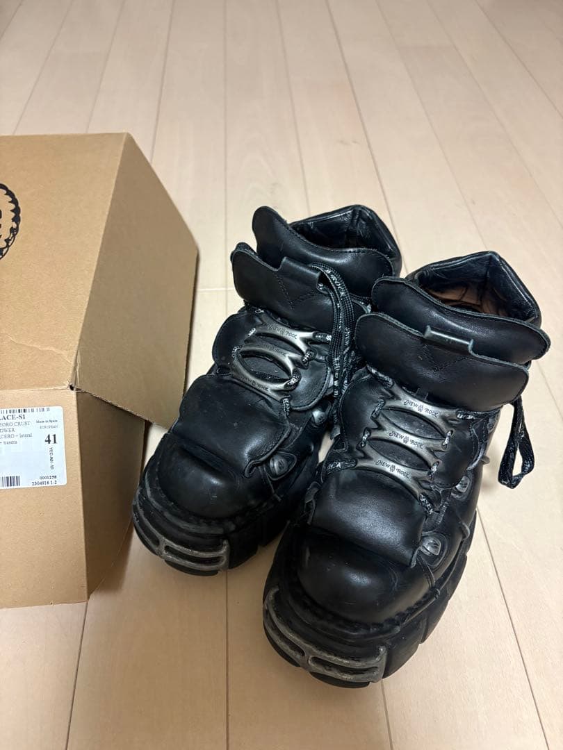 [NEWROCK] ニューロック メタリックブーツ M-106-S1 41サイズ