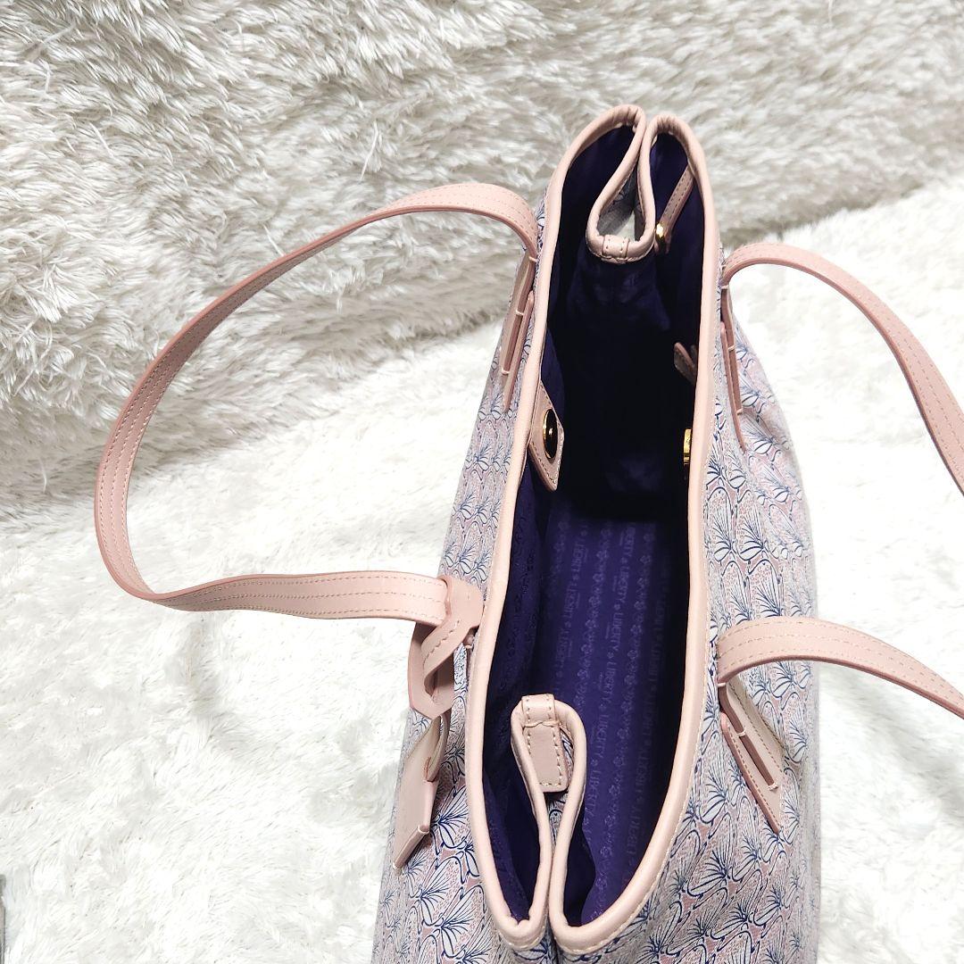 美品 大容量 A4収納可 LIBERTY マールボロ トートバッグ アイフィス